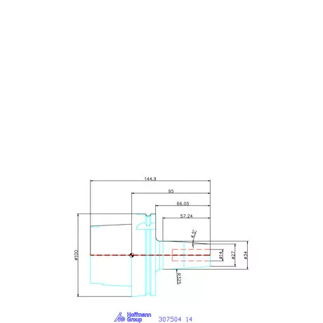 Garant Master Chuck hidroplasztikus befogó Master Chuck 14 mm