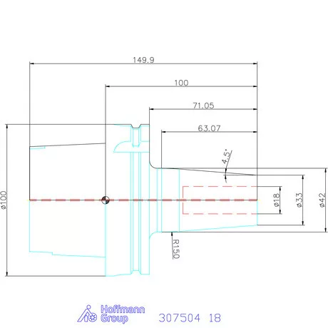 Garant Master Chuck hidroplasztikus befogó Master Chuck 18 mm