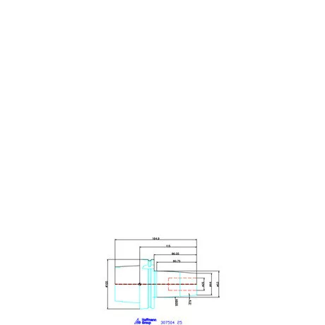 Garant Master Chuck hidroplasztikus befogó Master Chuck 25 mm