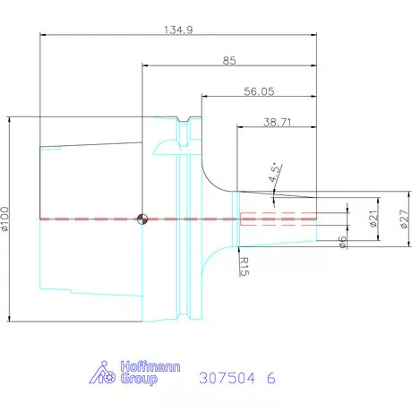Garant Master Chuck hidroplasztikus befogó Master Chuck 6 mm