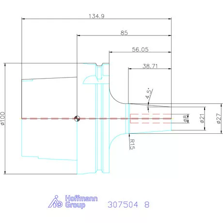 Garant Master Chuck hidroplasztikus befogó Master Chuck 8 mm