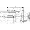 Hidroplasztikus szerszámtartó BASIC rövid, karcsú 10 mm