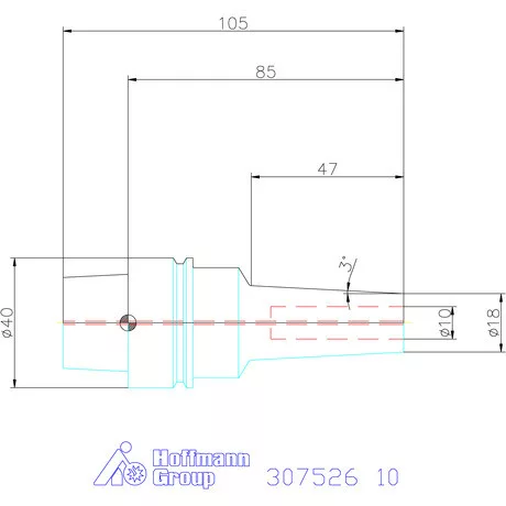 Garant Karcsú hidroplasztikus befogó 10 mm