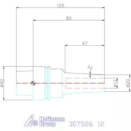 Garant Karcsú hidroplasztikus befogó 12 mm