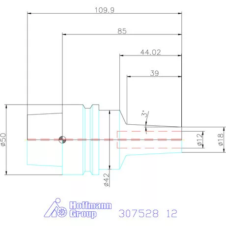 Garant Karcsú hidroplasztikus befogó 12 mm