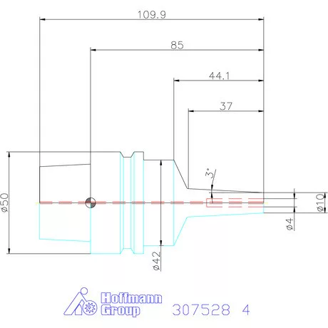 Garant Karcsú hidroplasztikus befogó 4 mm