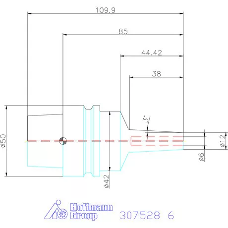 Garant Karcsú hidroplasztikus befogó 6 mm