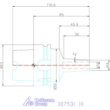 Garant Karcsú hidroplasztikus befogó 10 mm