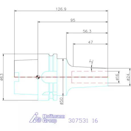 Garant Karcsú hidroplasztikus befogó 16 mm
