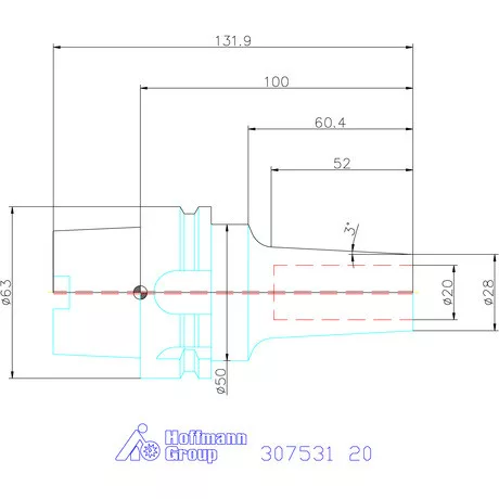 Garant Karcsú hidroplasztikus befogó 20 mm
