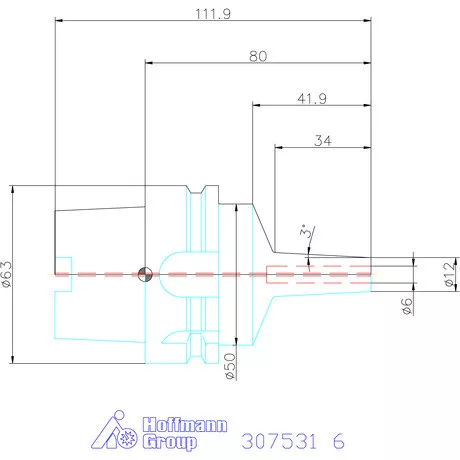 Garant Karcsú hidroplasztikus befogó 6 mm