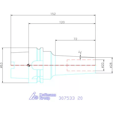 Garant Karcsú hidroplasztikus befogó 20 mm