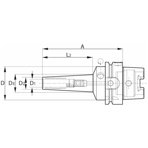 Garant Karcsú hidroplasztikus befogó 8 mm