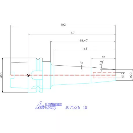 Garant Karcsú hidroplasztikus befogó 10 mm