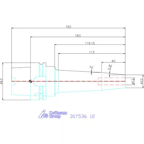Garant Karcsú hidroplasztikus befogó 12 mm