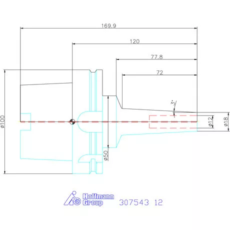 Garant Karcsú hidroplasztikus befogó 12 mm