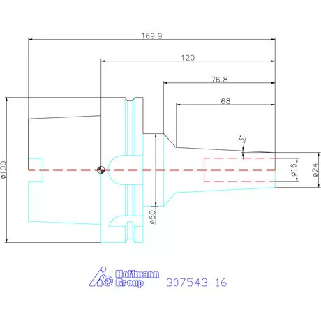Garant Karcsú hidroplasztikus befogó 16 mm