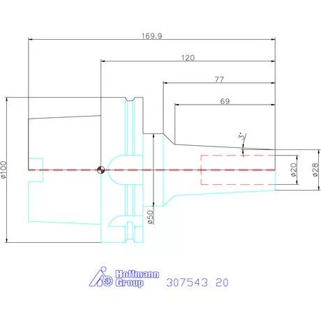 Garant Karcsú hidroplasztikus befogó 20 mm