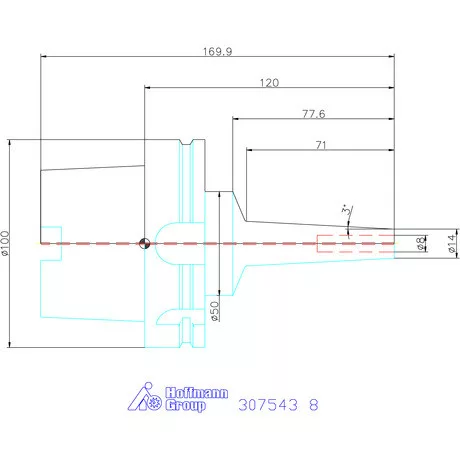 Garant Karcsú hidroplasztikus befogó 8 mm