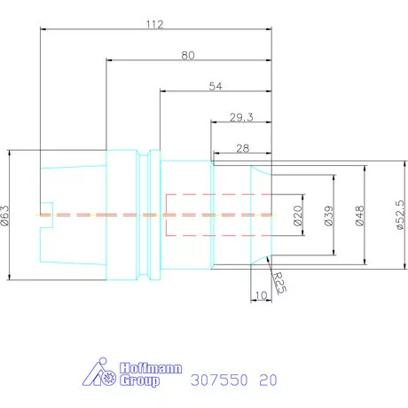 Garant Hidroplasztikus szerszámtartó HT 20 mm