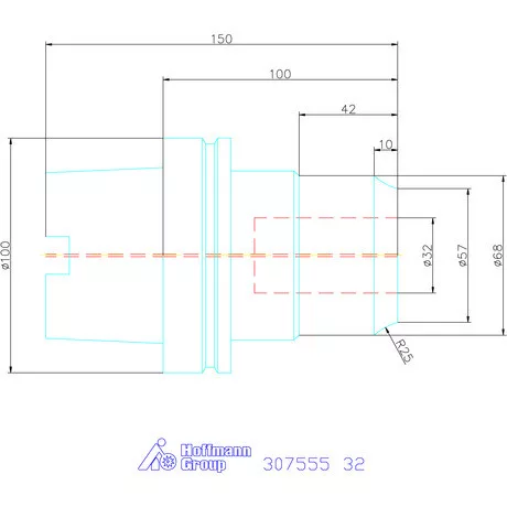 Garant Hidroplasztikus szerszámtartó HT 32 mm