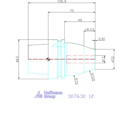 Garant Performance hidroplasztikus befogó Master Chuck 12 mm
