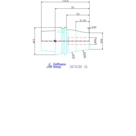 Garant Performance hidroplasztikus befogó Master Chuck 16 mm