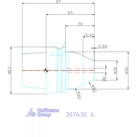 Garant Performance hidroplasztikus befogó Master Chuck 6 mm