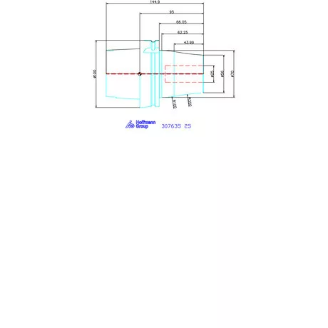 Garant Performance hidroplasztikus befogó Master Chuck 25 mm