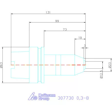 Wte Rövid fúrótokmány Form A 0,3-8 mm