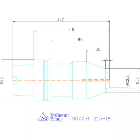 Wte Rövid fúrótokmány Form A 2,5-16 mm