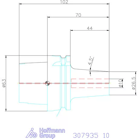 Haimer Zsugorbefogó Power Shrink Chuck, Safe-Lock-kal 10 mm