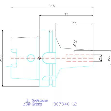 Haimer Zsugorbefogó Power Shrink Chuck, Safe-Lock-kal 12 mm