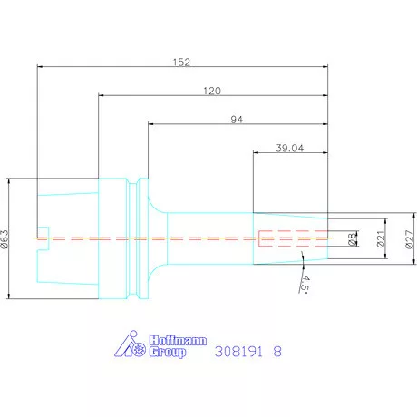 Wte Zsugorbefogó 8 mm