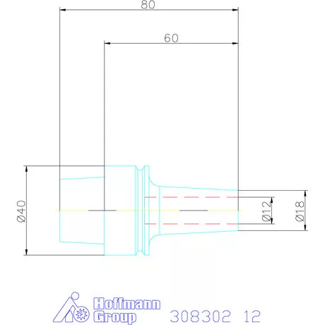 Garant Zsugorbefogó 3° karcsú 12 mm