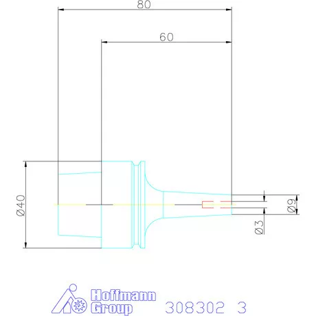 Garant Zsugorbefogó 3° karcsú 3 mm