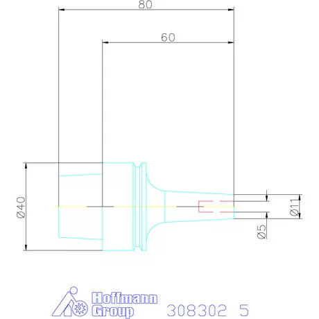 Garant Zsugorbefogó 3° karcsú 5 mm