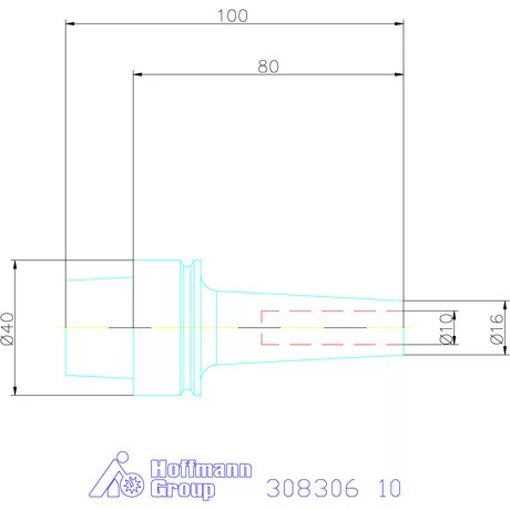Garant Zsugorbefogó 3° karcsú 10 mm