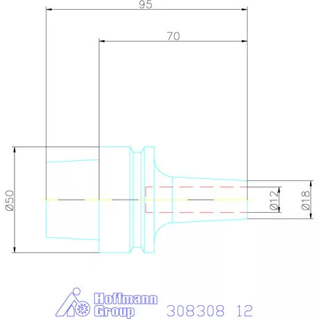Garant Zsugorbefogó 3° karcsú 12 mm