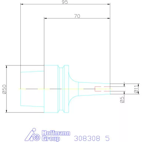 Garant Zsugorbefogó 3° karcsú 5 mm