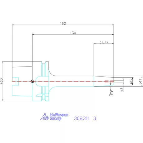 Garant Zsugorbefogó hűtőcsatorna hasítékokkal 3 mm