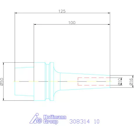 Garant Zsugorbefogó 3° karcsú 10 mm