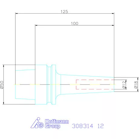 Garant Zsugorbefogó 3° karcsú 12 mm