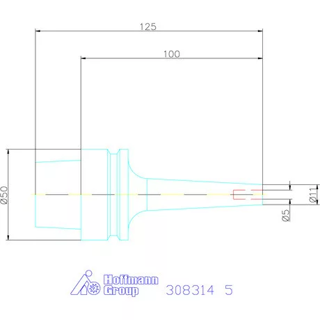 Garant Zsugorbefogó 3° karcsú 5 mm