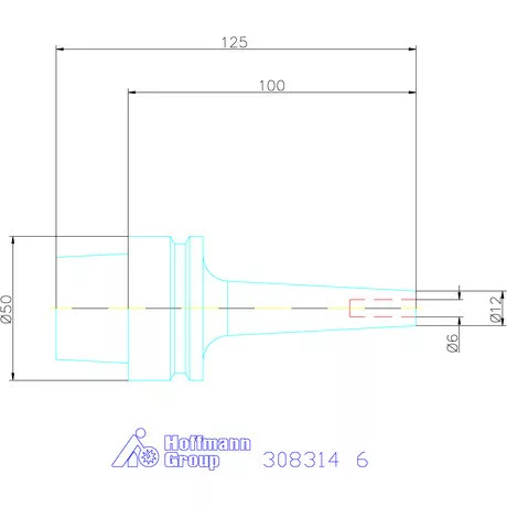 Garant Zsugorbefogó 3° karcsú 6 mm