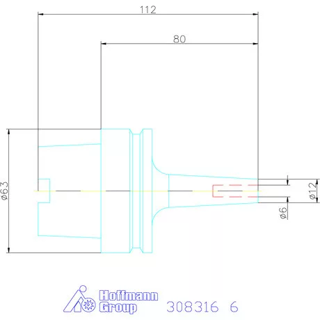Garant Zsugorbefogó 3° karcsú 6 mm
