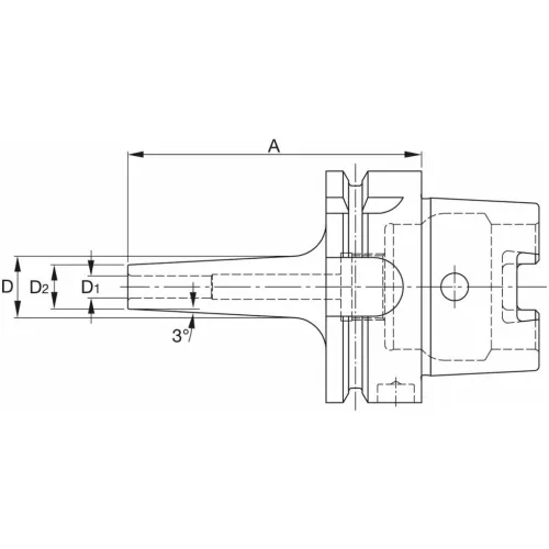 Garant Zsugorbefogó 3° karcsú 4 mm