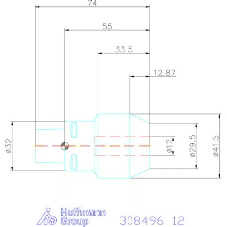 Garant Menesztőlapos befogó 12 mm