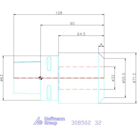 Garant Menesztőlapos befogó 32 mm