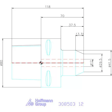 Garant Menesztőlapos befogó 12 mm